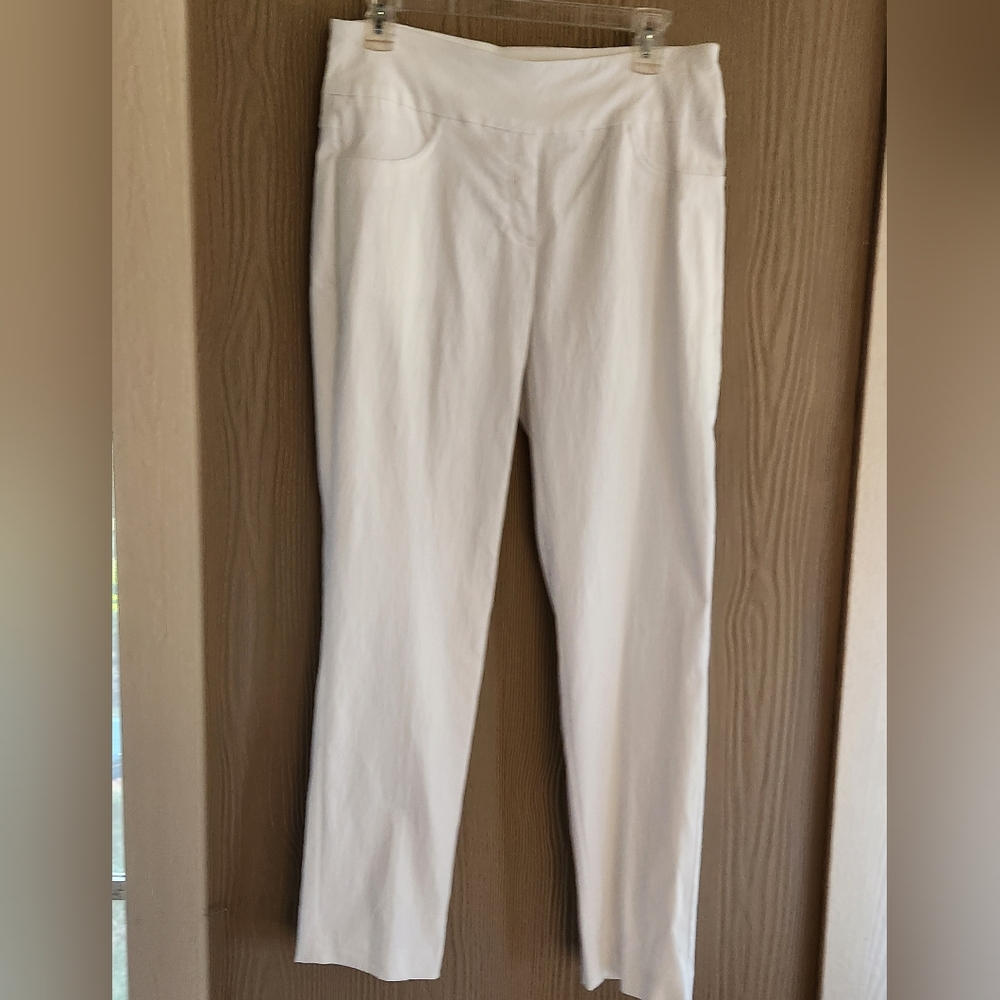 Ruby Rd White Stretch Pants - Picture 14 of 14